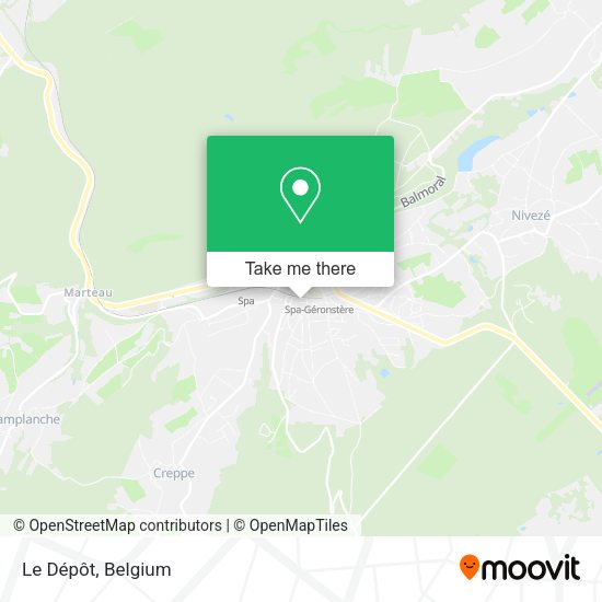 Le Dépôt plan