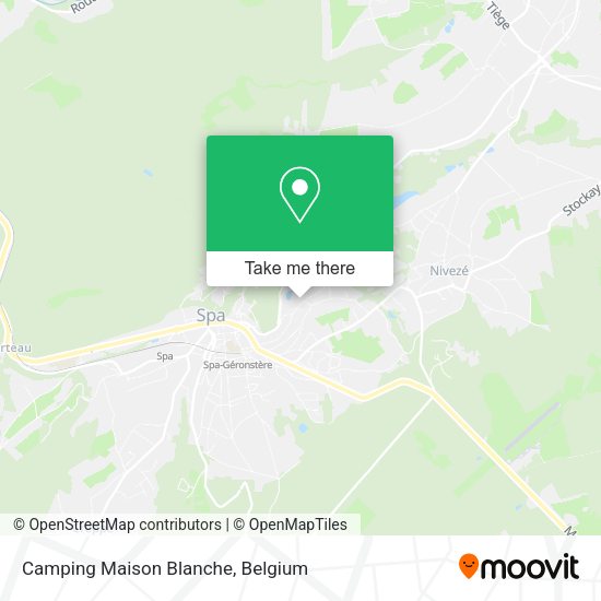 Camping Maison Blanche map