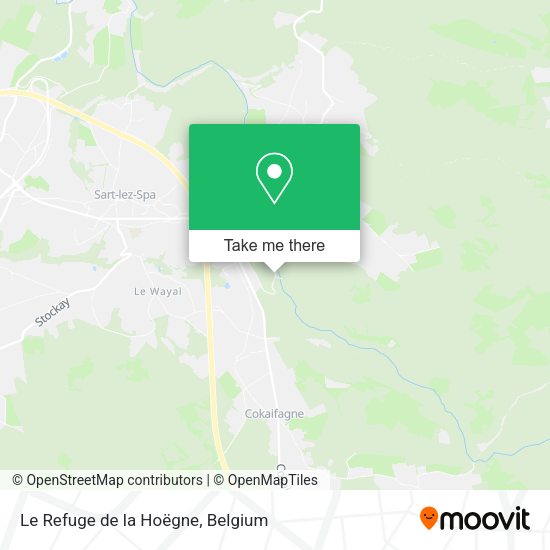 Le Refuge de la Hoëgne map