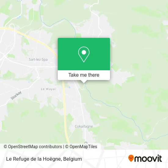 Le Refuge de la Hoëgne map