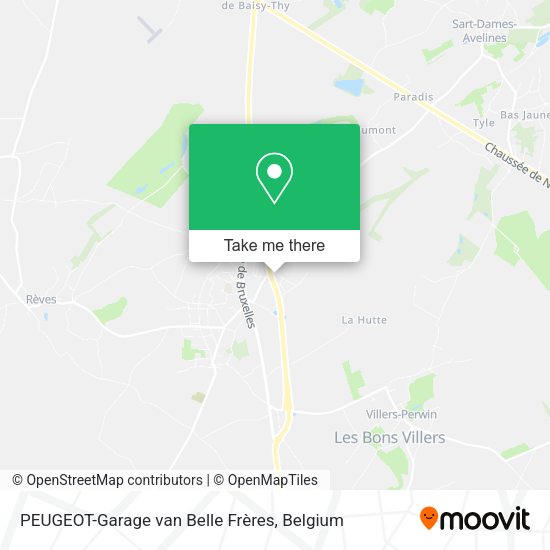 PEUGEOT-Garage van Belle Frères plan