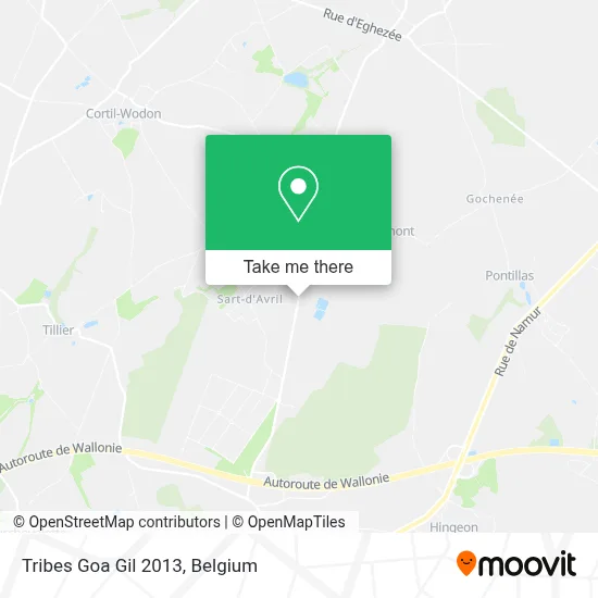 Tribes Goa Gil 2013 map