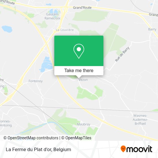 La Ferme du Plat d'or map