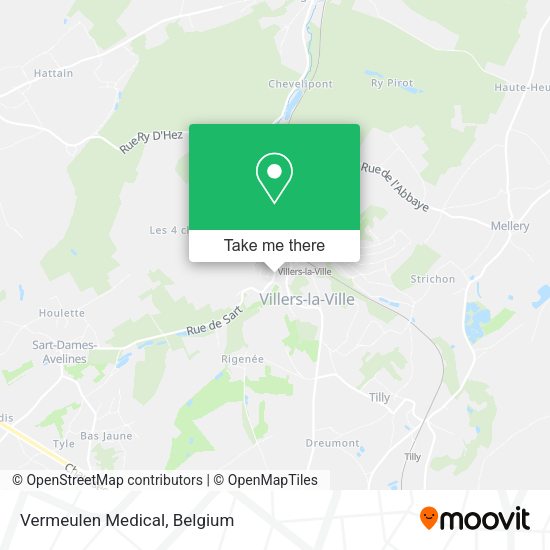 Vermeulen Medical map