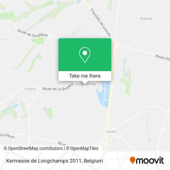 Kermesse de Longchamps 2011 map