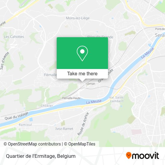 Quartier de l'Ermitage map