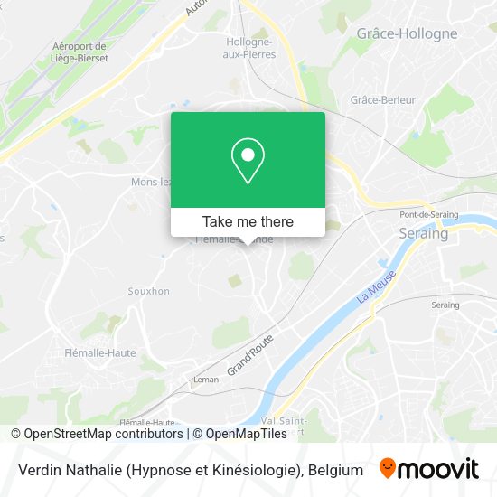 Verdin Nathalie (Hypnose et Kinésiologie) map