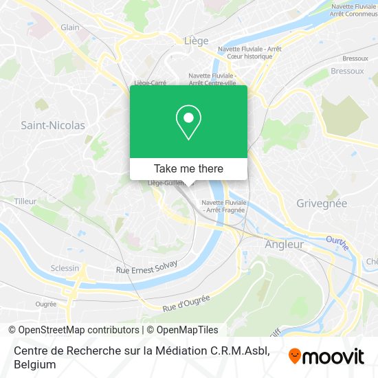 Centre de Recherche sur la Médiation C.R.M.Asbl map