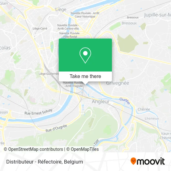 Distributeur - Réfectoire plan