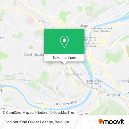 Cabinet Kiné Olivier Lesage map
