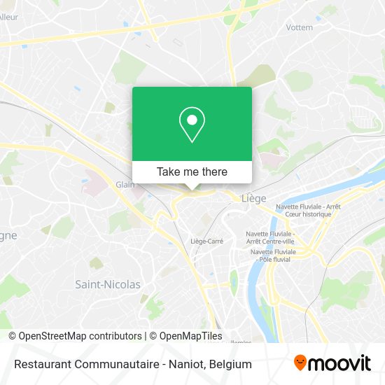 Restaurant Communautaire - Naniot map