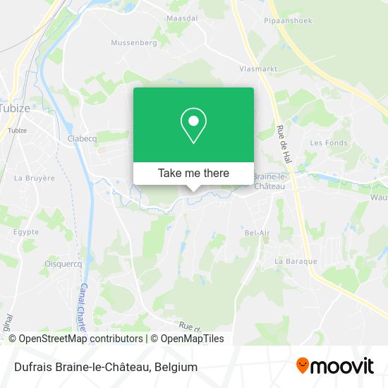 Dufrais Braine-le-Château plan