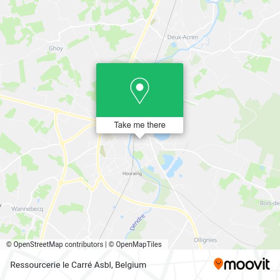 Ressourcerie le Carré Asbl map