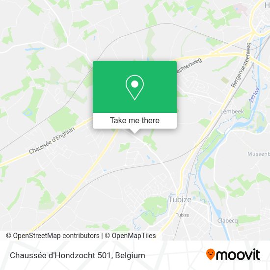 Chaussée d'Hondzocht 501 map