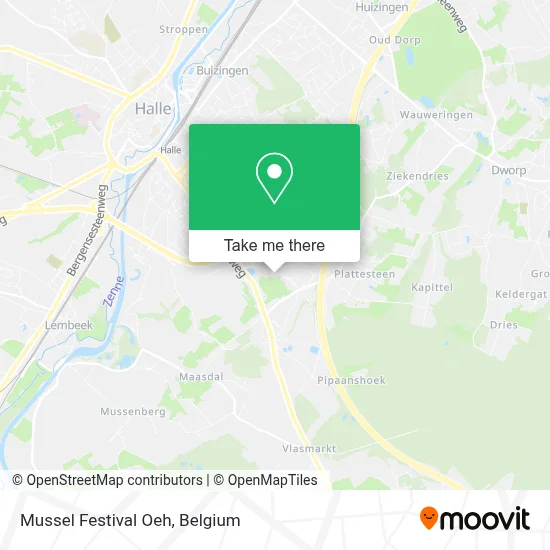 Mussel Festival Oeh map