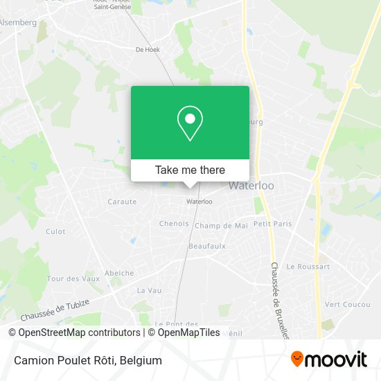 Camion Poulet Rôti map