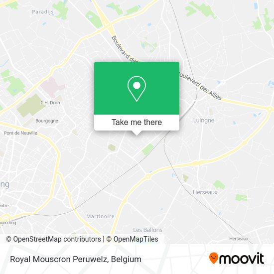 Royal Mouscron Peruwelz plan