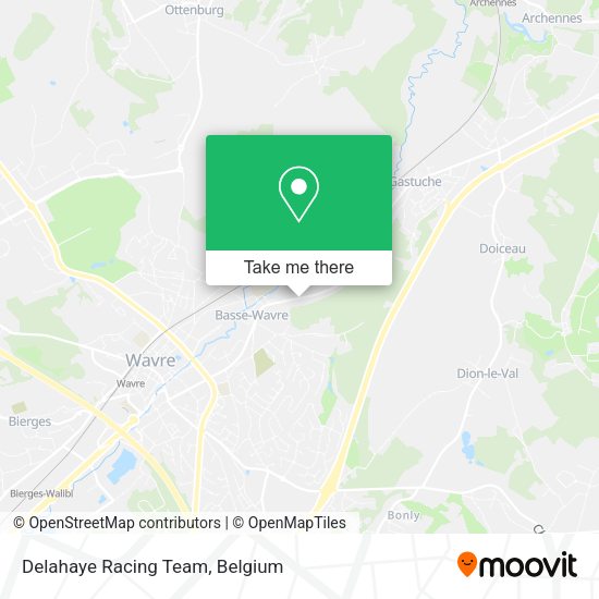 Delahaye Racing Team map