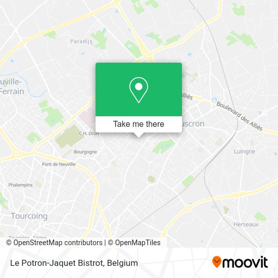 Le Potron-Jaquet Bistrot plan
