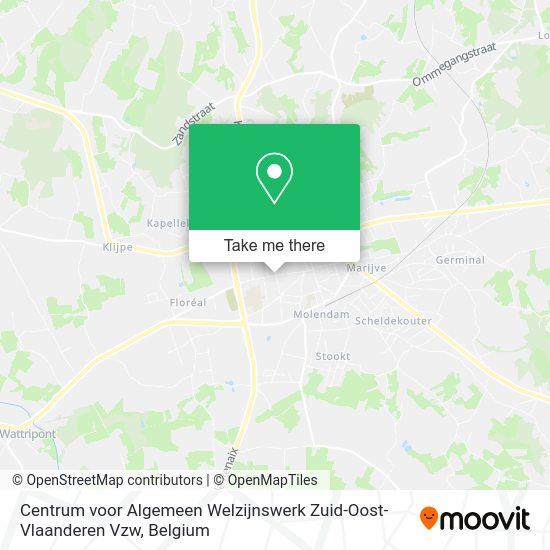 Centrum voor Algemeen Welzijnswerk Zuid-Oost-Vlaanderen Vzw map