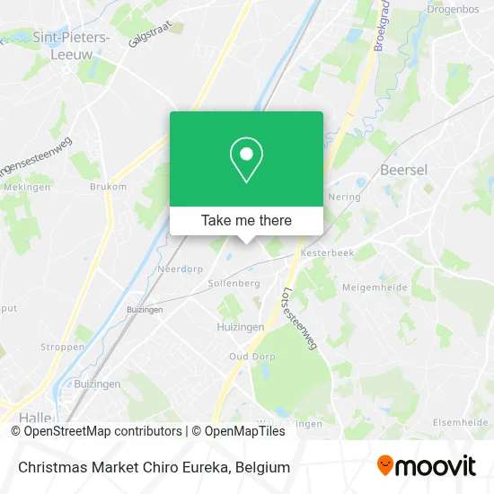 Christmas Market Chiro Eureka map