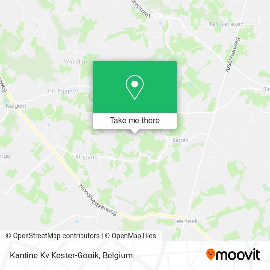 Kantine Kv Kester-Gooik map