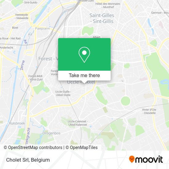 Cholet Srl map