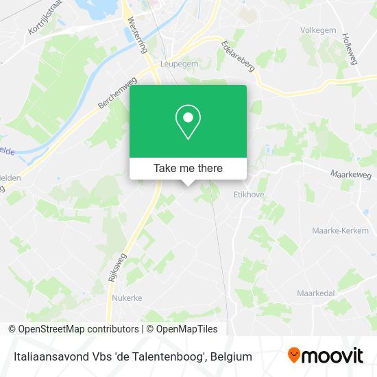 Italiaansavond Vbs 'de Talentenboog' plan