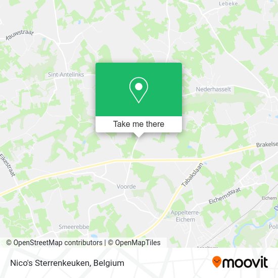 Nico's Sterrenkeuken plan