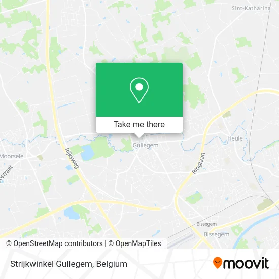 Strijkwinkel Gullegem map
