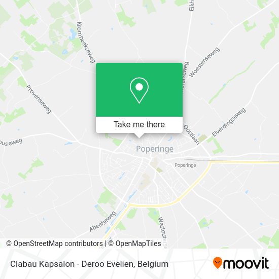 Clabau Kapsalon - Deroo Evelien map