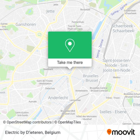 Electric by D’ieteren map
