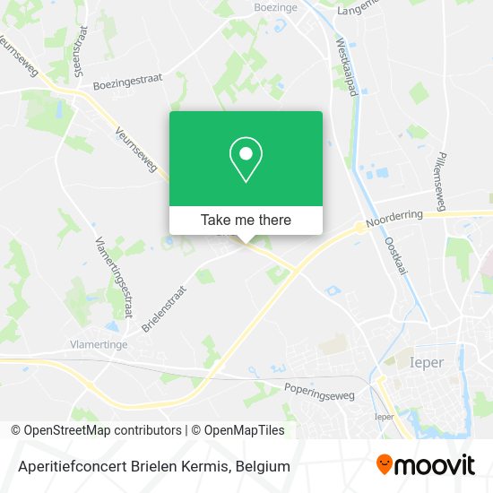Aperitiefconcert Brielen Kermis map