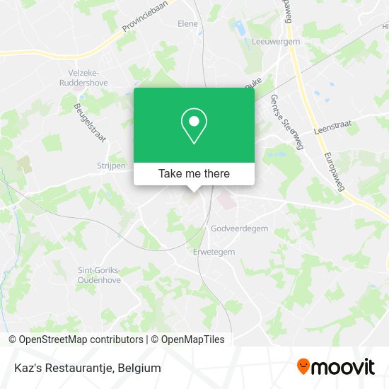 Kaz's Restaurantje plan