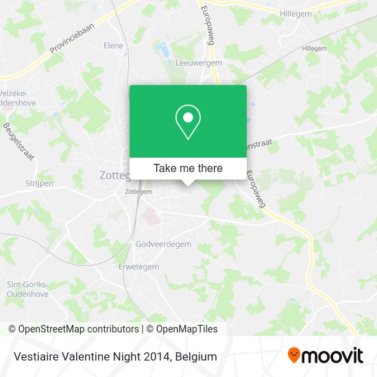 Vestiaire Valentine Night 2014 map