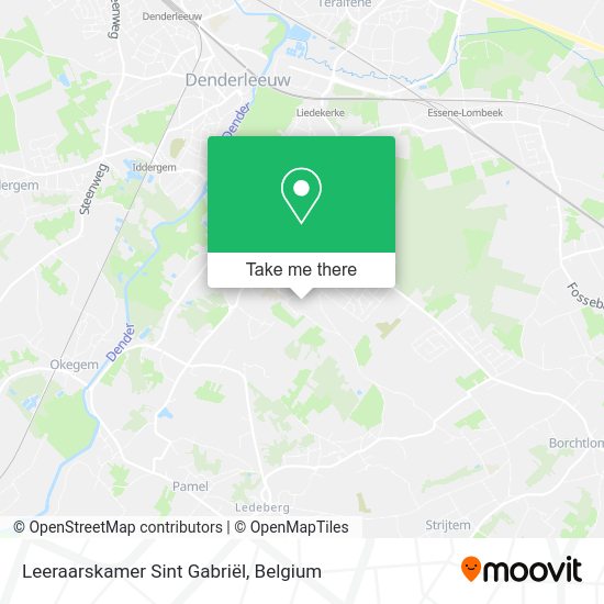 Leeraarskamer Sint Gabriël plan