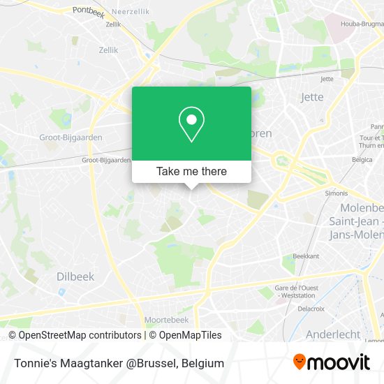 Tonnie's Maagtanker @Brussel map