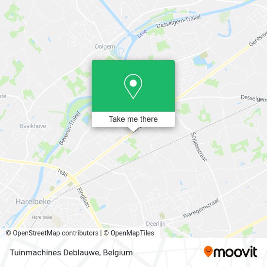 Tuinmachines Deblauwe map