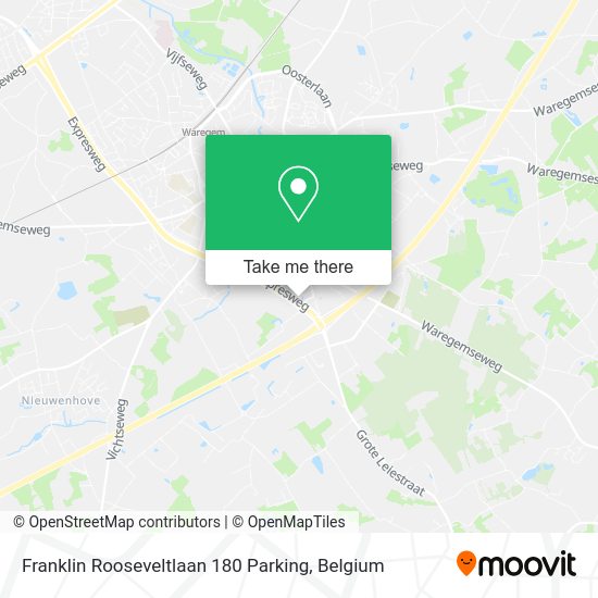 Franklin Rooseveltlaan 180 Parking plan