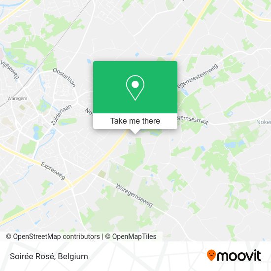 Soirée Rosé map