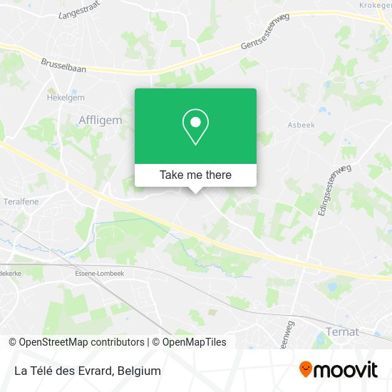 La Télé des Evrard map