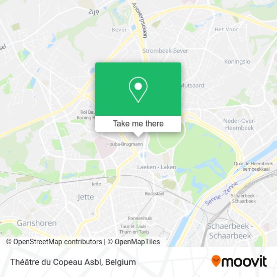 Théâtre du Copeau Asbl map