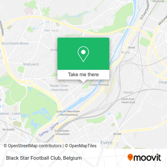 Black Star Football Club map