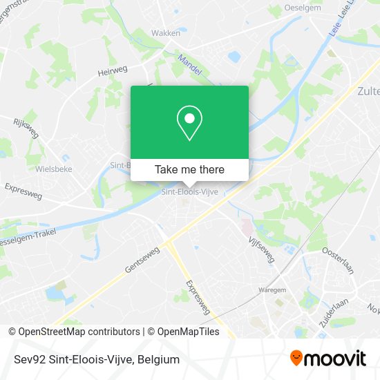 Sev92 Sint-Eloois-Vijve map