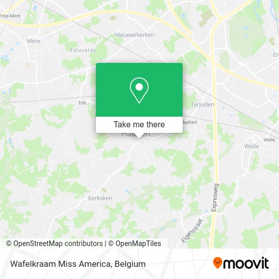Wafelkraam Miss America plan