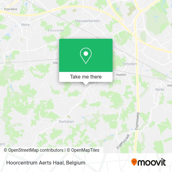 Hoorcentrum Aerts Haal map
