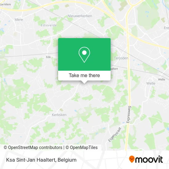 Ksa Sint-Jan Haaltert map