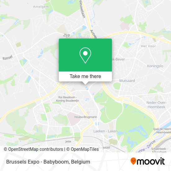 Brussels Expo - Babyboom map
