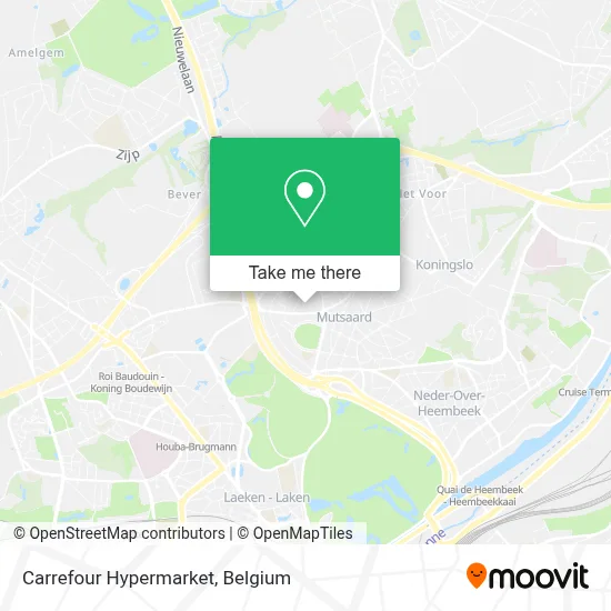 Carrefour Hypermarket map