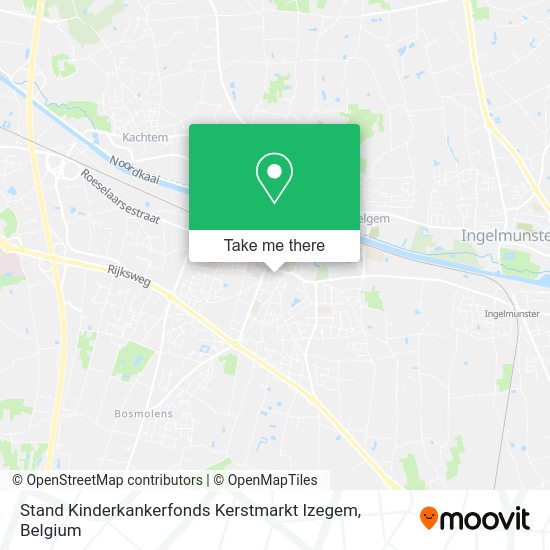 Stand Kinderkankerfonds Kerstmarkt Izegem map